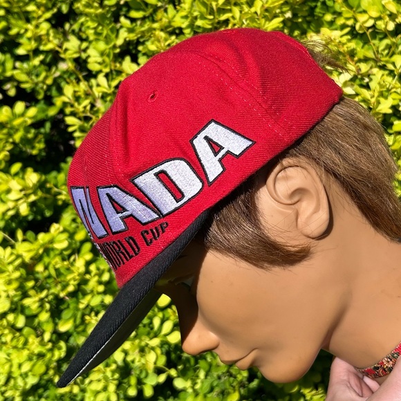 Vintage World Cup 1994 ⚽️ Team Canada Soccer snapback cap hat Apex Football - Picture 6 of 17